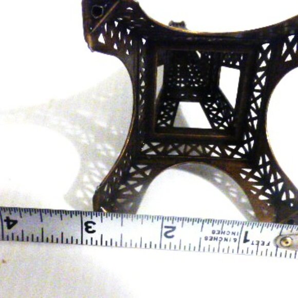 7" All Metal EIFFEL TOWEL Paper Weight ? Model Building City France - Picture 5 of 7